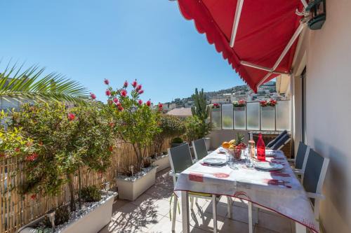Mantega Apartamento | LE MANTEGA - F2 MODERNE,CENTRE VILLE, 2 GRANDES TERRASSES,CLIMATISATION, ASCENSEUR