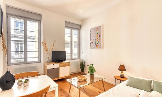Jules Ferry - Recamier Apartamento | Le Martini - Clim mobile - studio au Brotteaux – Métro B