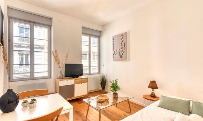 Jules Ferry - Recamier Apartamento | Le Martini - Clim mobile - studio au Brotteaux Métro B