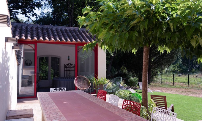 Lorgues Casa | Le Mas d'Argens - Maison avec Jardin et Jacuzzi - Acces riviere