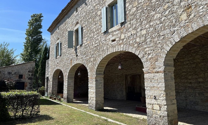 Berrias-et-Casteljau Otro | Le Mas de Jalès: A blend of traditional stonework and contemporary art