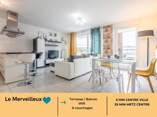 Yutz Apartamento | Le Merveilleux - Proche Thionville, Metz, Luxembourg
