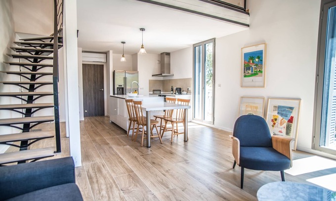 Le Moulleau Apartamento | Le Moulleau, lujoso apartamento duplex grande cerca de la playa
