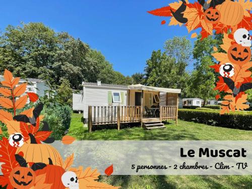 Boofzheim Casa | Le Muscat - bungalow pour 5 - TV - Clim