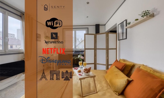 Montmagny Apartamento | LE NID DOUILLET : PARIS proche-Cozy-Netflix