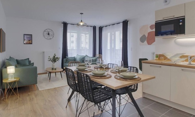 Villejean Apartamento | Le Normand - Spacious new 4-room apartment