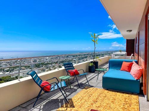 Saint-Denis Apartamento | Le Pétrel dans les Nuages - Appartement avec terrasse en plein ciel dominant Saint-Denis