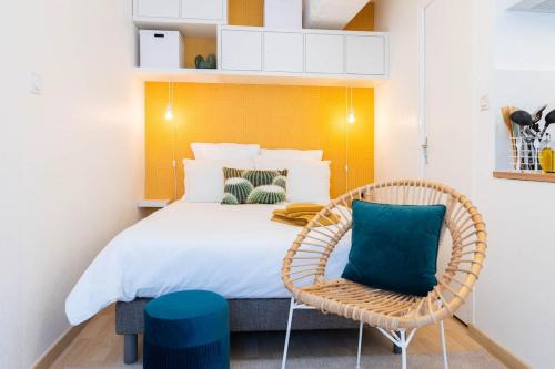 Centre ville - Urbanistes Apartamento | Le Palm Spring - studio cosy en centre-ville
