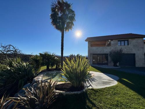 Villeneuve-Lecussan Casa | Le petit Bascans jacuzzi piscine salle de sport