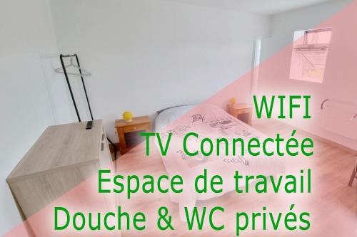 Avesnes-sur-Helpe Apartamento | Le petit Château Avesnois - Studio pour 2 personnes - Cuisine Partagée