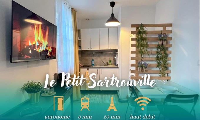 Sartrouville Apartamento | Le petit Sartrouville à 20 min de Paris en RER A