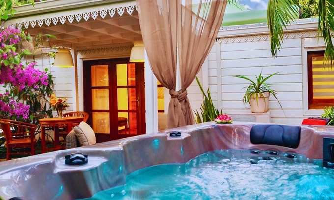 Etang Sale Les Bains Casa | The Ravenale **** T2 standing & Spa-Charm creole - pueblo costero PROMO FEVRI