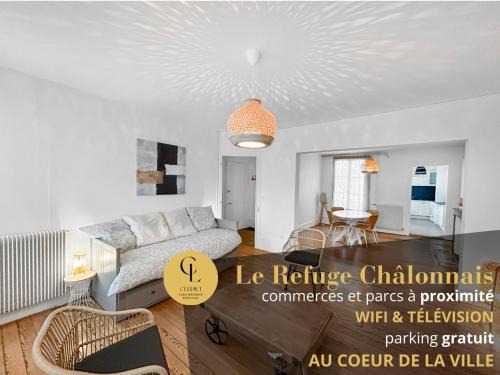 Chalons-en-Champagne Apartamento | Le Refuge Châlonnais - City Centre, Wifi, Parking