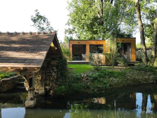 Aubepierre-Ozouer-le-Repos Casa | Le repère nature SPA - Lodges de Bonfruit
