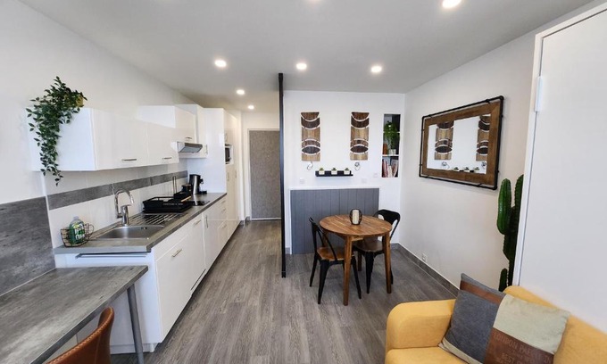Houlgate Apartamento | Le Repère - Studio avec vue mer 2 pers