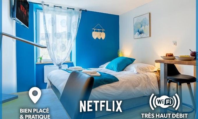 Banassac Apartamento | Le Roqueprins - Netflix/Wi-Fi Fibre/Terrasse