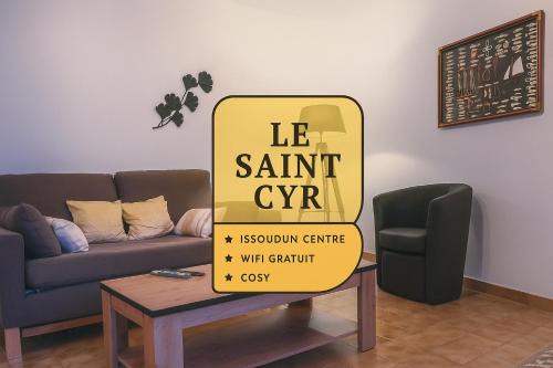 Issoudun Apartamento | Le Saint-Cyr, Centre-ville, Cosy, Spacieux