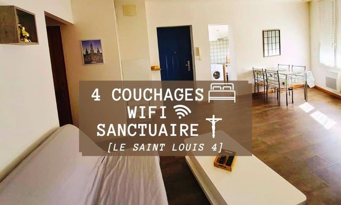Lourdes Apartamento | [LE SAINT-LOUIS 4] T2 pour 4 personnes, sanctuaire