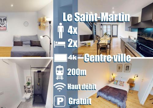 Triel-sur-Seine Apartamento | Le Saint Martin - Appartement moderne - Duplex - Centre ville - Gare