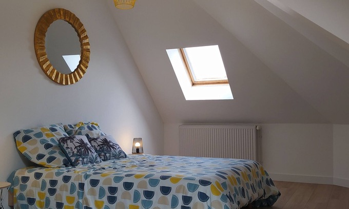 Outreau Apartamento | Le Sunny - Spacious, renovated duplex apartment