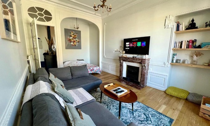 Quartier Chorier-Berriat Apartamento | Le Téléphérique, 6 pers, 300 m Gare, Climatisation