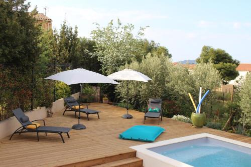 Marseillan Apartamento | Le Terracotta , 2chambres, Terrasse, Piscine, Parking gratuit, Wifi, Climatisation
