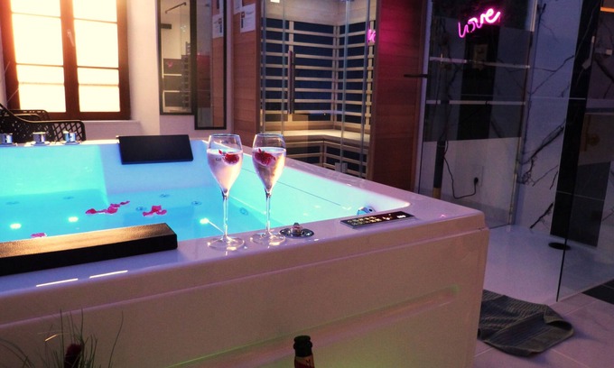 Hermanville-sur-Mer Casa | Le Triplex Romantique SPA Balneo duo * Sauna
