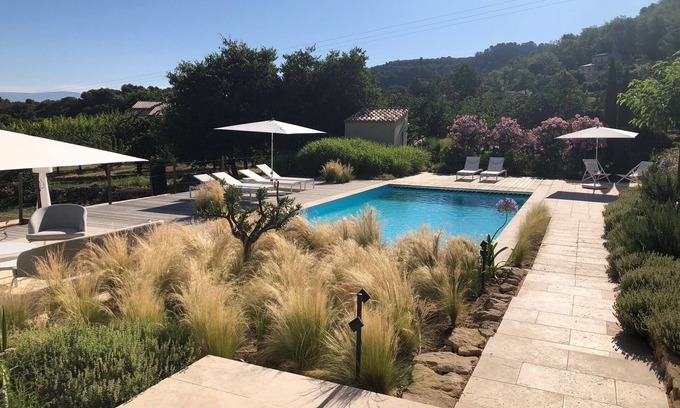 Bonnieux Casa | Le Vieux Cerisier - vue Mont Ventoux completely renovated-Bonnieux