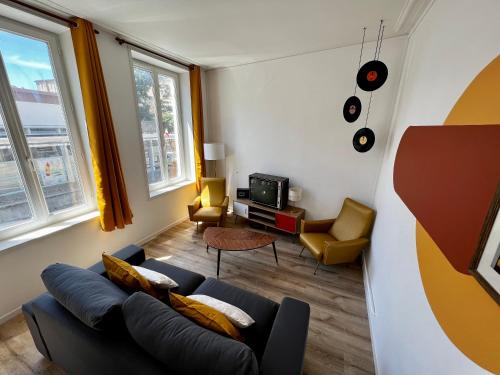 Boulogne-Centre Apartamento | Le Vintage 70's, 4 à 6 pers, centre-ville