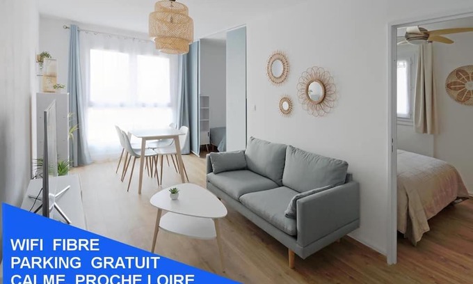 Ile Beaulieu Apartamento | Le Vulcain II * 53m² - 4pers * Ile de Nantes *