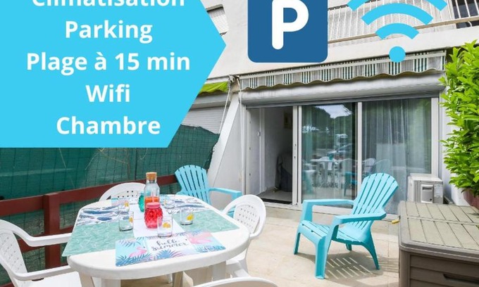 La Petite Motte Apartamento | Le Westy, terrasse, climatisation, chambre