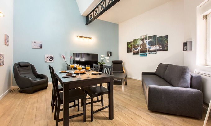 Tourcoing Apartamento | Le Zen, Appartement Avec Fauteuil Massant!