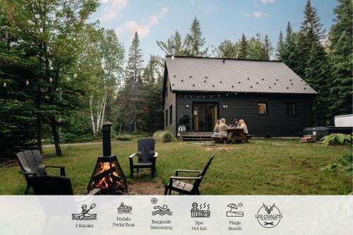 Sainte-Lucie-des-Laurentides Casa | Le2089 - Spa et plage - Les chalets dans le nord
