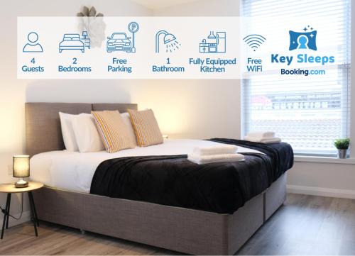 Bedford Apartamento | Leisure & Contractors - Stylish Town Centre Apartment with Free Parking