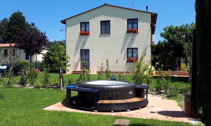 Certaldo Casa | LIMÓN - Casale il Boschetto - JACUZZI & FITNESS OPEN AIR