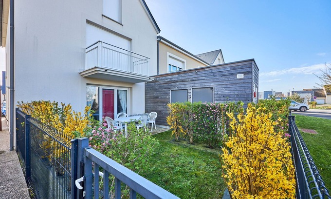 Langrune-sur-Mer Apartamento | Les Anémones de Langrune - Avec jardin clos