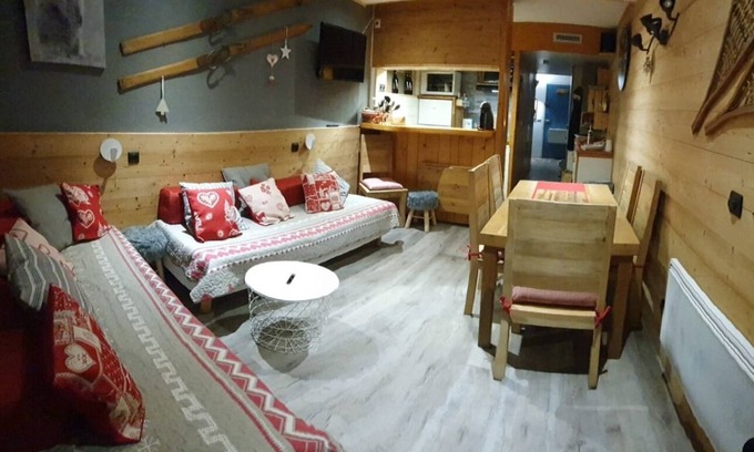 Arc-1800 Apartamento | Les Arcs 1800: 5/6 person apartment in 'LES LAUZIERES' residence
