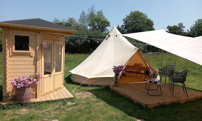 Ploumilliau Cabina | Les Atypiques de Kergomar, Tente Bell Glamping