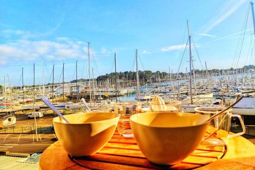 La Trinite-sur-Mer Apartamento | Les Balcons de La Trinité - Vue sur mer et le port