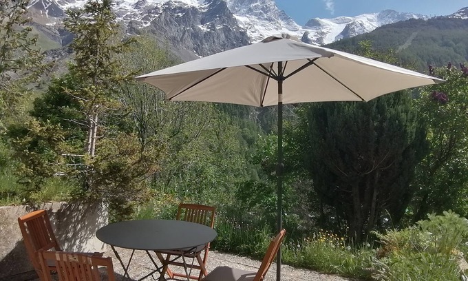 La Grave Apartamento | Les balcons de la Meije n°14 - Studio 4 people with terrace in La Grave