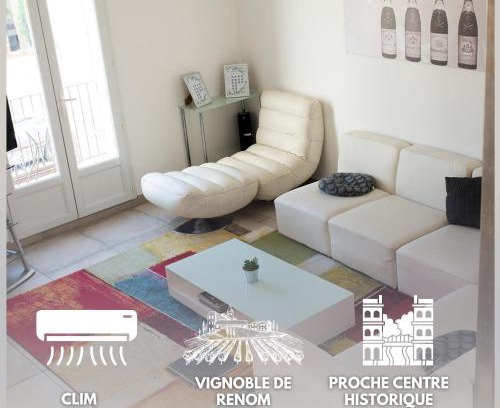 Chateauneuf-du-Pape Casa | Les Bosquet Charmante Maison 2 Chambres ,parking gratuit au Centre de Châteauneuf-du-Pape