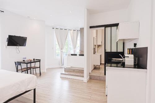 Villette Gare Apartamento | LES BULLES DE MONA - Chic - Spa - Clim