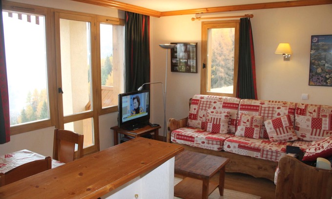 Bellentre Apartamento | Les Coches-La Plagne: Amplio 3 habitaciones (6 personas - 2 baños) Montchavin pie de pista