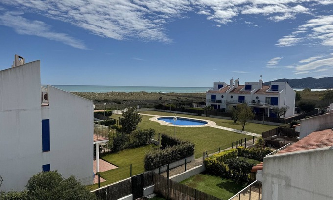 Mas Pinell Chalet De Esquí | Les Dunes 107 - A 60 m de la playa, aire, piscina y jardín