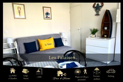 Clohars-Carnoet Casa | Les Falaises, cozy and functional 2-room, Beaches, GR34