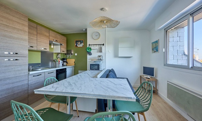 Courseulles-sur-Mer Apartamento | Les Jardins du Val Pican - Appt proche de la mer