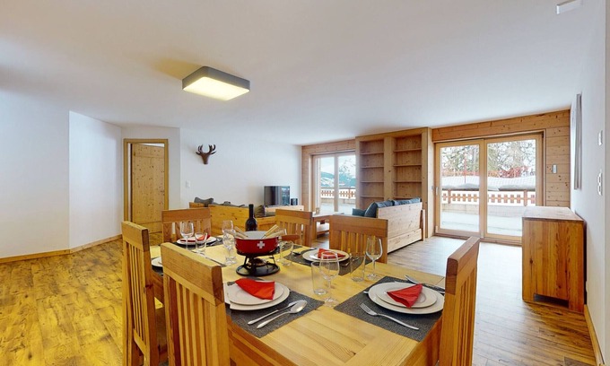 Veysonnaz Apartamento | Les Mayens MA 002 - LUXURY apartment 6 pers