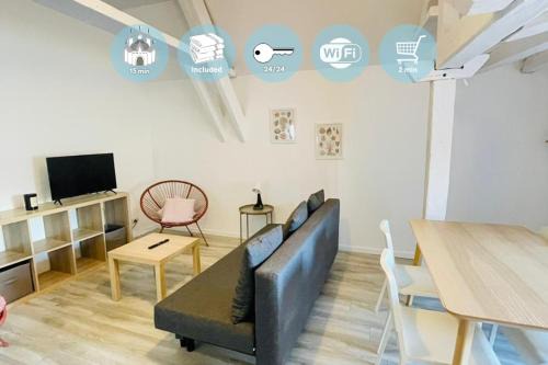 Moret-sur-Loing Apartamento | Les Portes de Moret - 4 people - Wifi