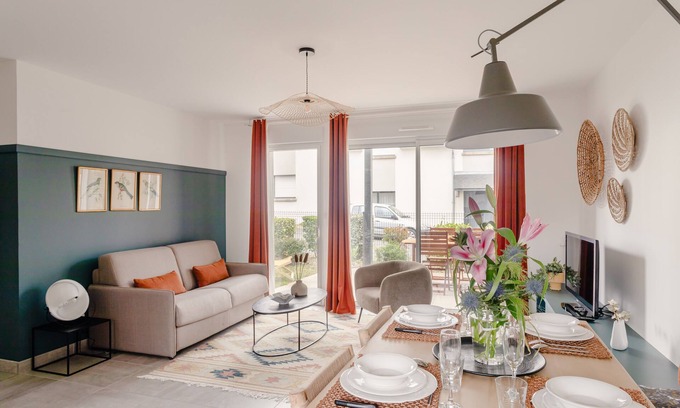 Rotheneuf-Le Pont Apartamento | Les Sternes - Appt proche de la plage