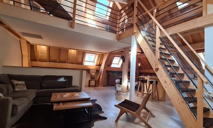Monetier-les-Bains Apartamento | Les Suites du Monetier, alliant le charme et l'authenticité d'un chalet de prestige au cœur du village